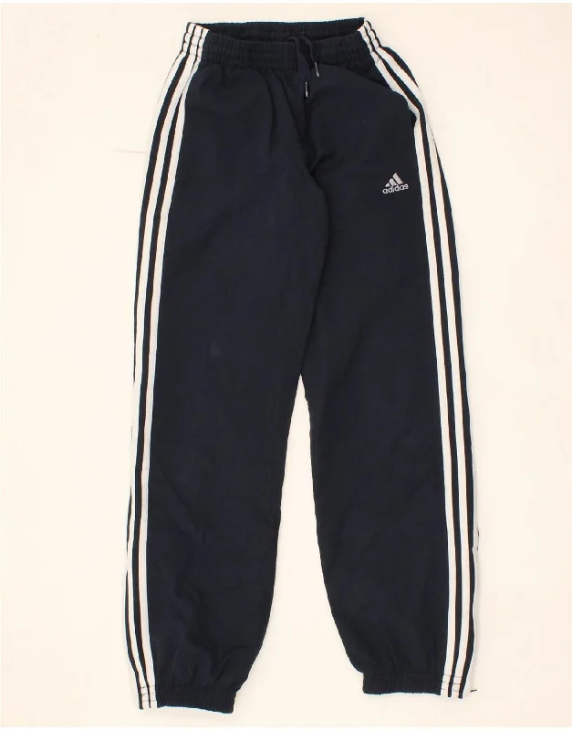 ADIDAS Boys Clima 365 Tracksuit Trousers Joggers 11-12 Years  Navy Blue