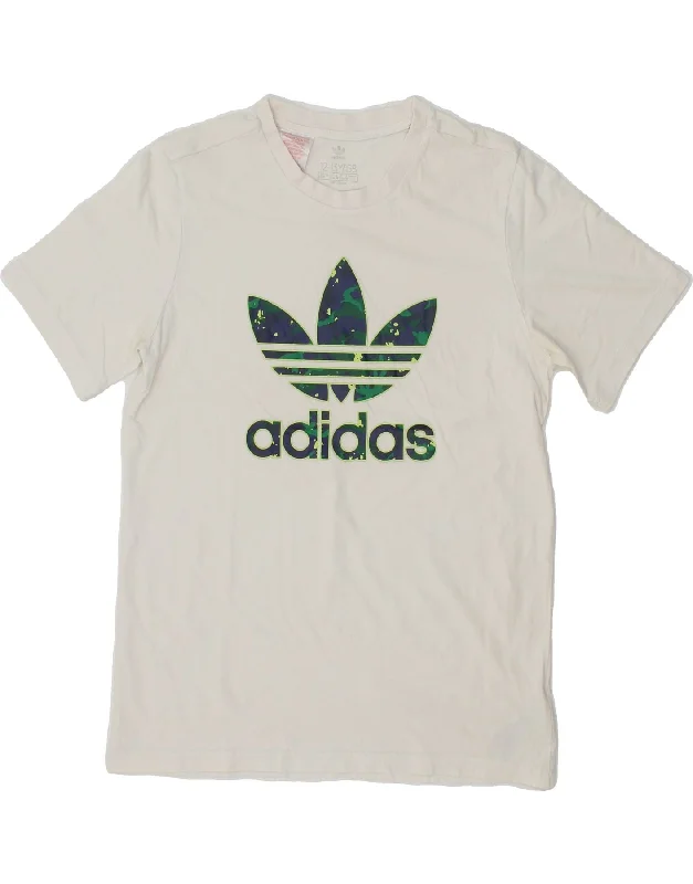 Men's Shirts with Abstract DesignsADIDAS Boys Graphic T-Shirt Top 12-13 Years White Cotton Men's Shirts with Abstract DesignsADIDAS Boys Graphic T-Shirt Top 12-13 Years White Cotton