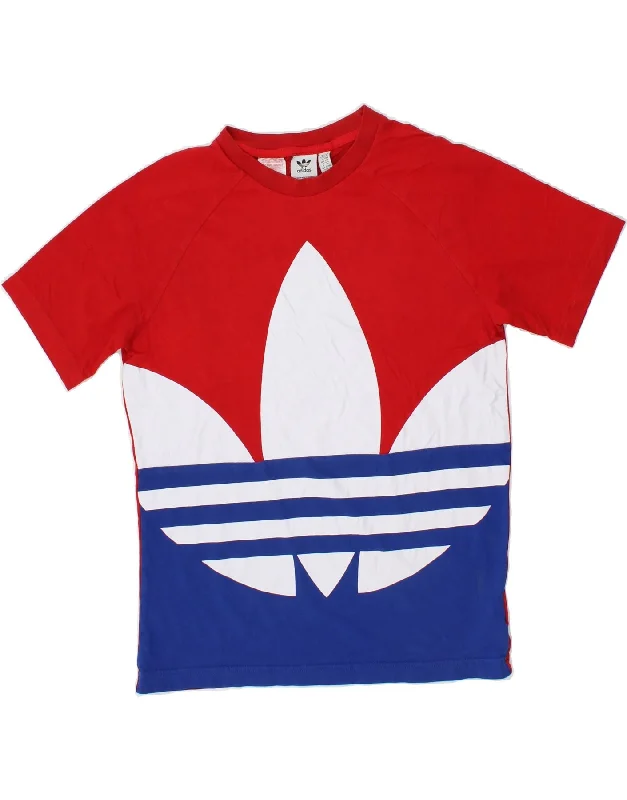 Men's Shirts with Short PlacketsADIDAS Boys Graphic T-Shirt Top 13-14 Years Red Colourblock Cotton Men's Shirts with Short PlacketsADIDAS Boys Graphic T-Shirt Top 13-14 Years Red Colourblock Cotton