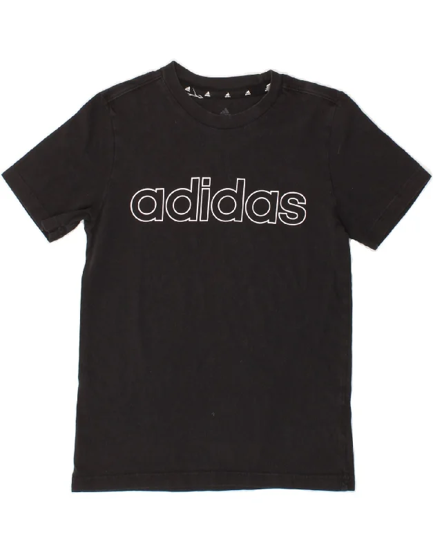 Men's Shirts with Pocket SquaresADIDAS Boys Graphic T-Shirt Top 9-10 Years Black Cotton Men's Shirts with Pocket SquaresADIDAS Boys Graphic T-Shirt Top 9-10 Years Black Cotton