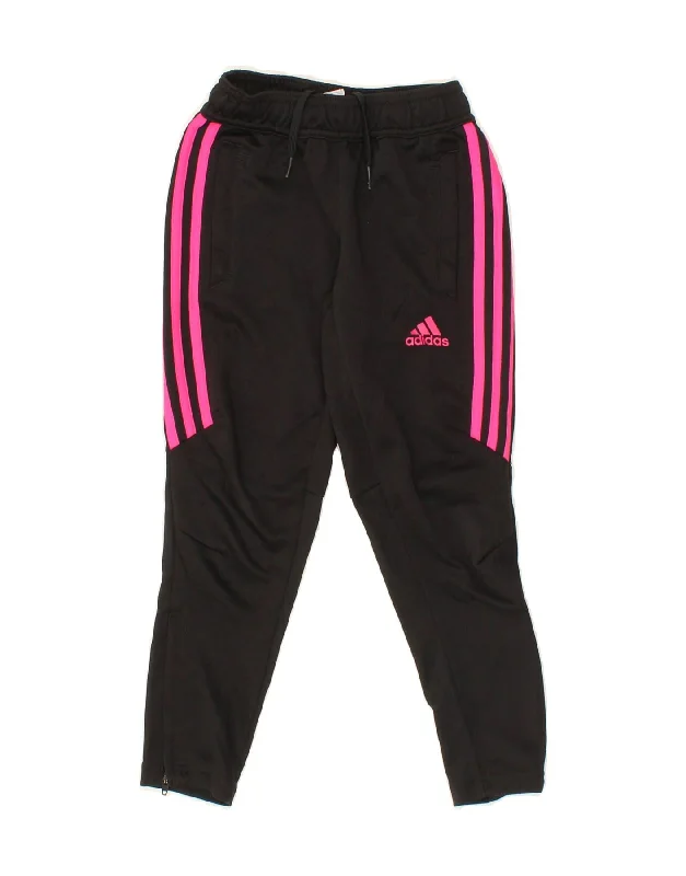 ADIDAS Girls Climacool Graphic Tracksuit Trousers 5-6 Years  Black