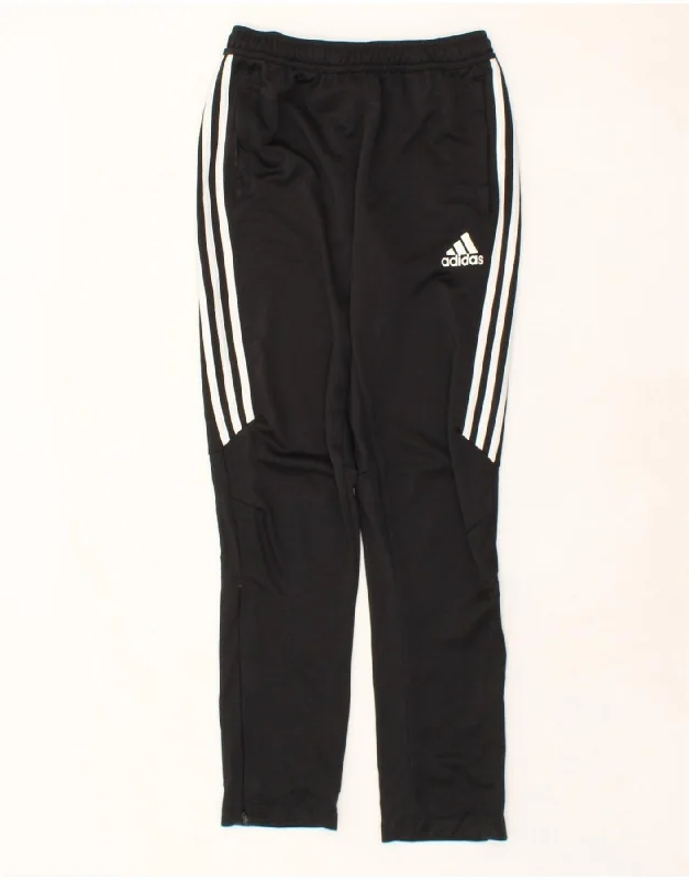ADIDAS Girls Climacool Tracksuit Trousers 13-14 Years  Black Polyester