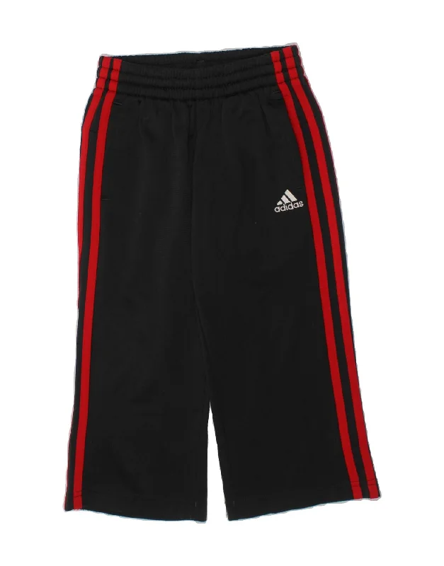 ADIDAS Girls Tracksuit Trousers 3-4 Years  Grey Polyester