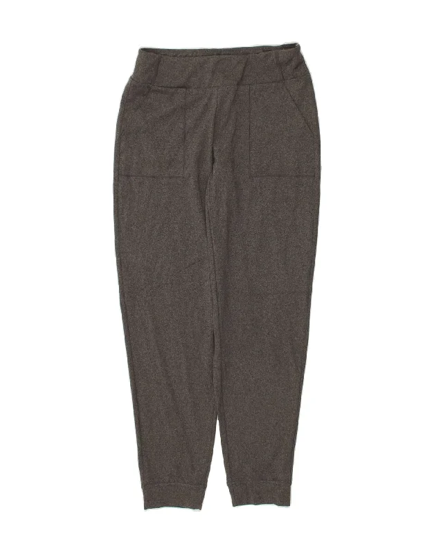 ATHLETA Girls Tracksuit Trousers Joggers 15-16 Years  2XL Grey Nylon