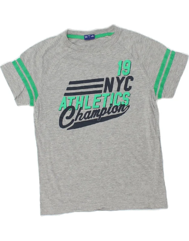Men's Shirts with Animal PrintsCHAMPION Boys Graphic T-Shirt Top 11-12 Years Large Grey Cotton Men's Shirts with Animal PrintsCHAMPION Boys Graphic T-Shirt Top 11-12 Years Large Grey Cotton