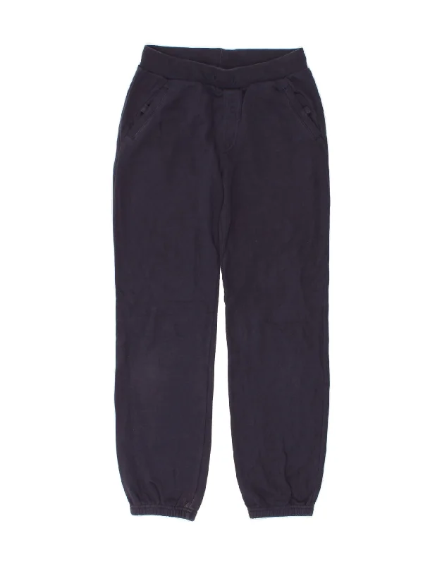 CHAMPION Boys Tracksuit Trousers Joggers 11-12 Years Large Navy Blue