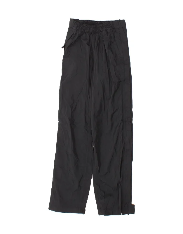 COLUMBIA Boys Omni-Tech Tracksuit Trousers 10-11 Years Medium Black Nylon
