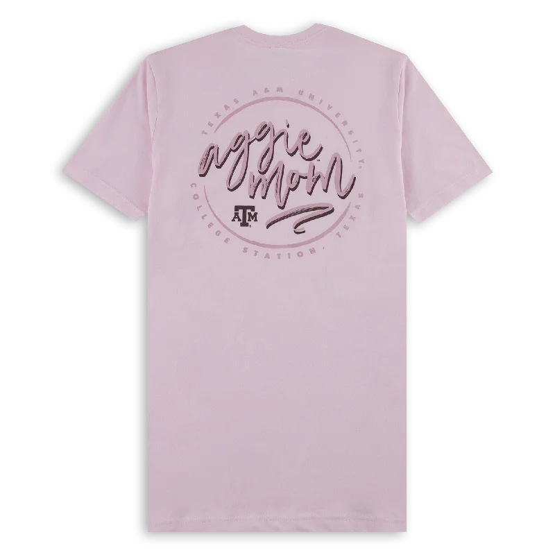 Men's Sleeveless TopsTexas A&M Pink Cursive Aggie Mom T-Shirt