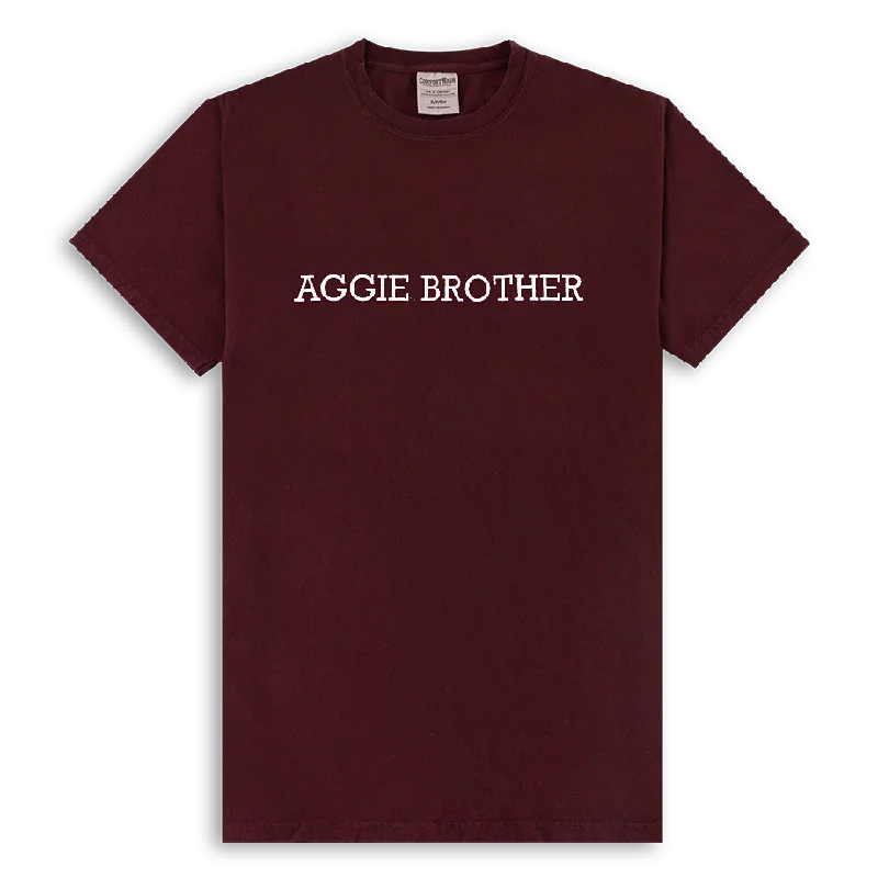 Men's Shirts with Belt LoopsEmbroidered Aggie Brother T-Shirt