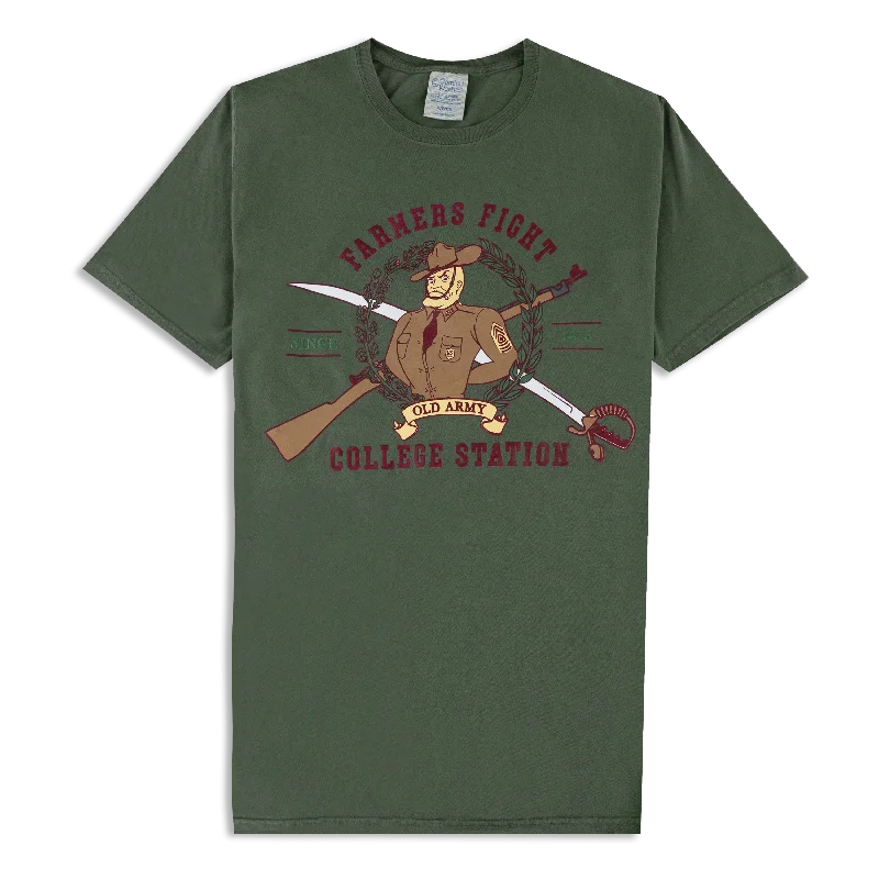 Men's Shirts with TiesTexas A&M Farmers Fight Sarge T-Shirt