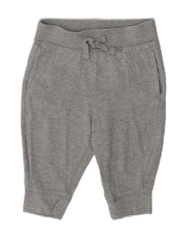 GAP Baby Boys Joggers Tracksuit Trousers 12-18 Months  Grey Cotton