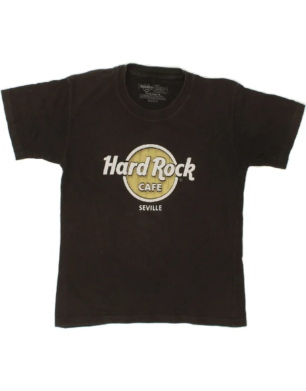 Elegant Men's Dress ShirtsHARD ROCK Boys Seville Graphic T-Shirt Top 10-11 Years Large Black Cotton Elegant Men's Dress ShirtsHARD ROCK Boys Seville Graphic T-Shirt Top 10-11 Years Large Black Cotton