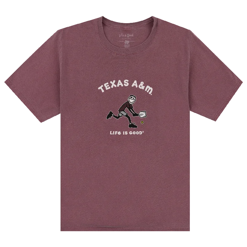 Men's Shirts with Adjustable CuffsTexas A&M Life is Good Jake Pickleball Tee