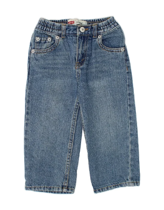 LEVI'S Baby Boys 526 Straight Jeans 18-24 Months W18 L11 Blue Cotton