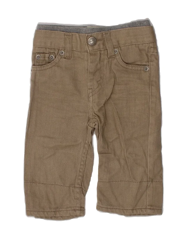 LEVI'S Baby Boys Straight Jeans 6-9 Months W18 L8 Beige
