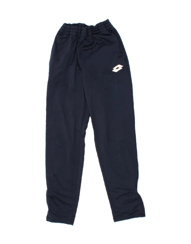 LOTTO Boys Tracksuit Trousers 13-14 Years XL Navy Blue Polyester