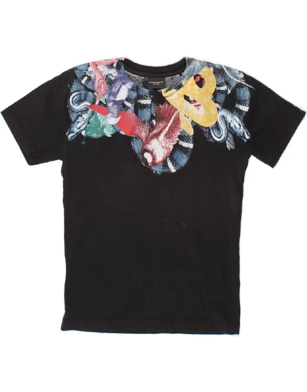 Men's Long-Sleeved ShirtsMARCELO BURLON Boys Graphic T-Shirt Top 5-6 Years Black Animal Print Men's Long-Sleeved ShirtsMARCELO BURLON Boys Graphic T-Shirt Top 5-6 Years Black Animal Print