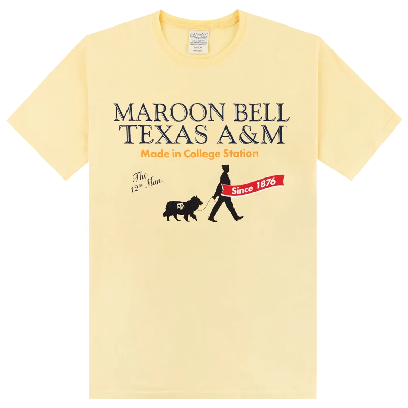 Striped Men's TopsMaroon Bell Texas A&M T-Shirt