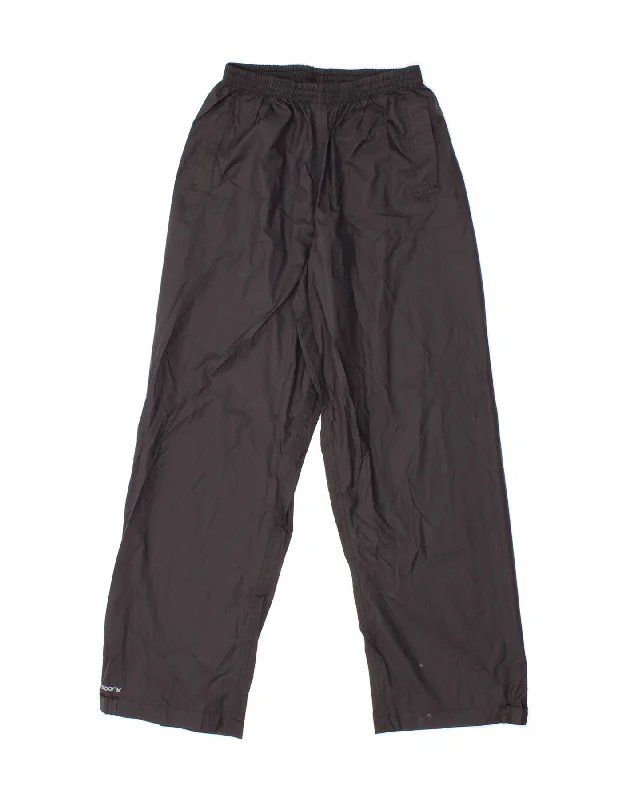 MOUNTAIN WAREHOUSE Boys Tracksuit Trousers 12-13 Years  Black Nylon