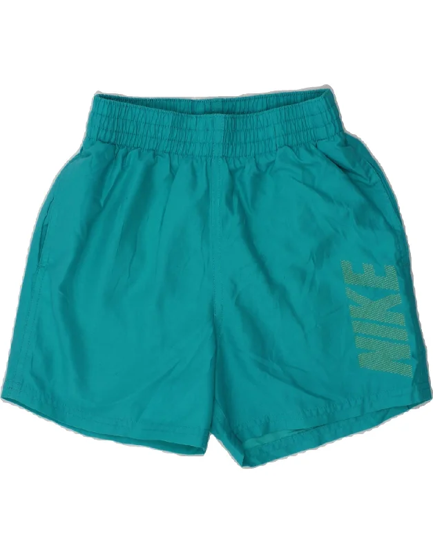 NIKE Boys Graphic Sport Shorts 10-11 Years Medium Turquoise