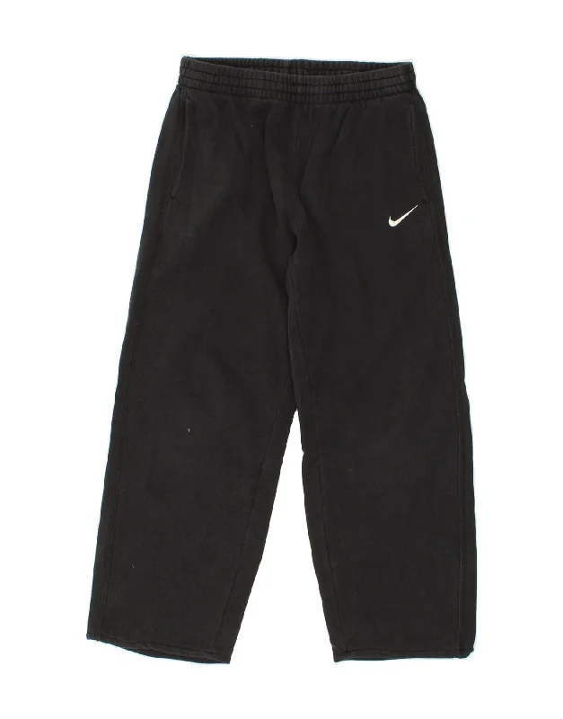 NIKE Boys Tracksuit Trousers 13-14 Years XL Black