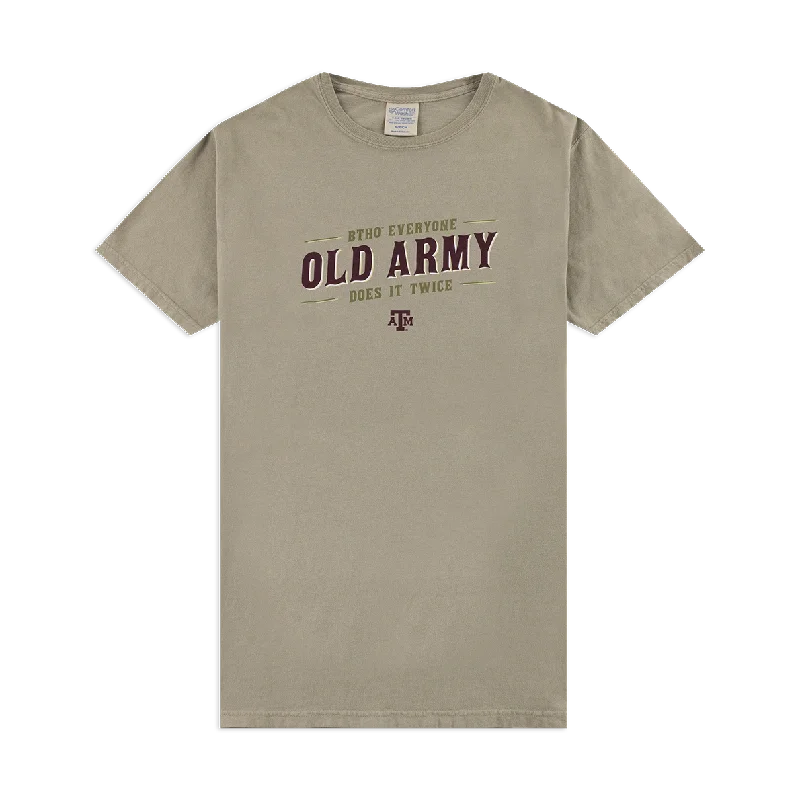 Men's Shirts for Beach OutingsOld Army Does it Twice T-Shirt
