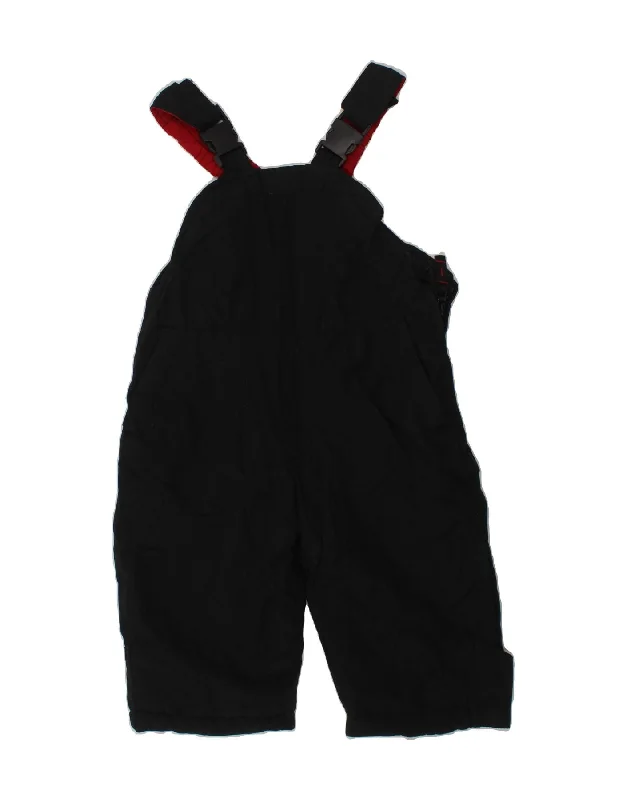 OSH KOSH Baby Boys Dungarees Trousers 12-18 Months W22 L9 Black Polyester