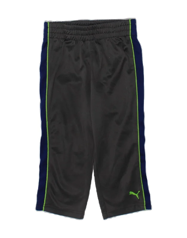 PUMA Baby Boys Tracksuit Trousers 18-24 Months  Black Colourblock
