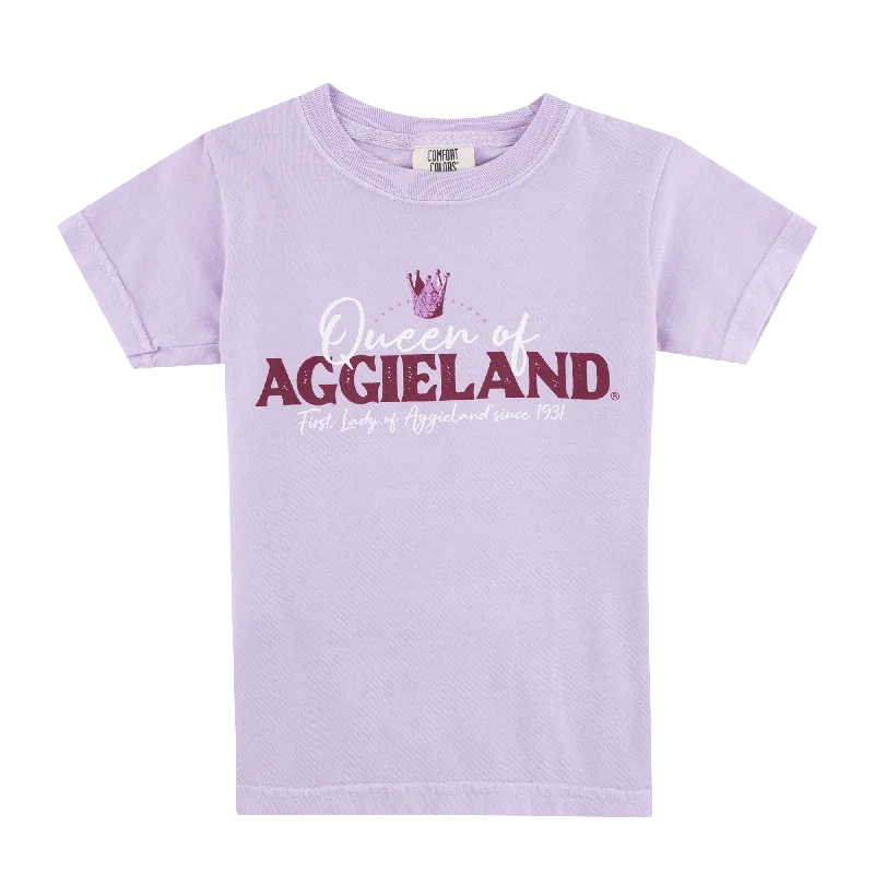 Men's Shirts with Contrast StitchingQueen of Aggieland Youth First Lady Miss Rev T-Shirt