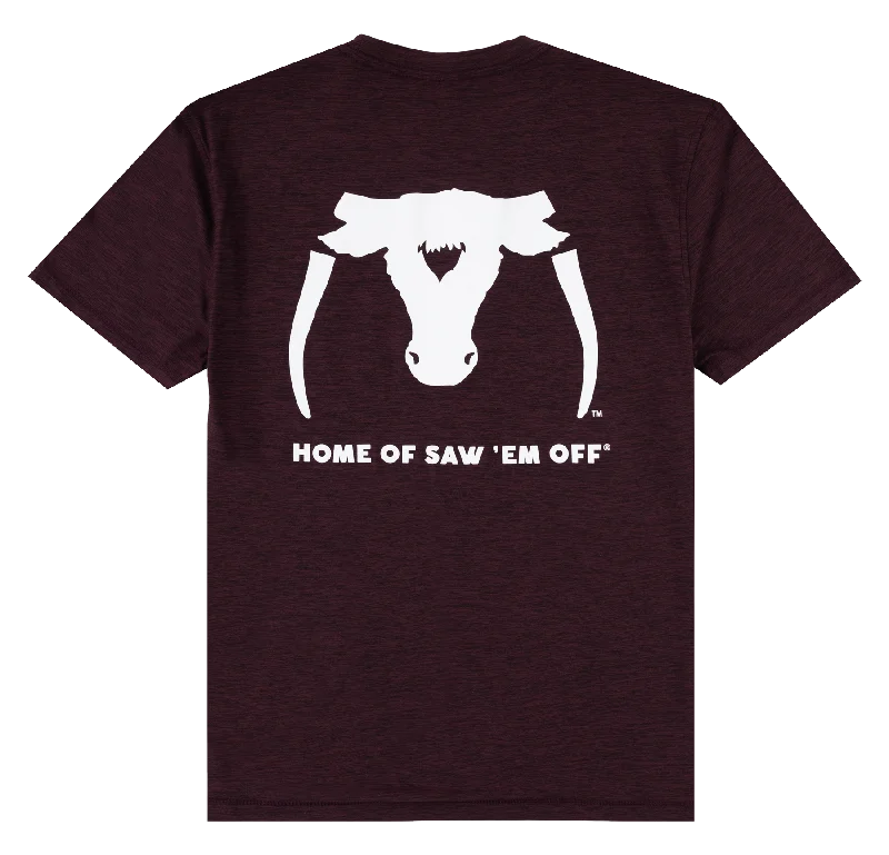 Men's Shirts with UV ProtectionSaw 'Em Off NSC 2024 Maroon Performance T-Shirt