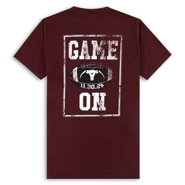 Men's Shirts with Logo EmbossmentsSaw 'Em Off Game On T-Shirt