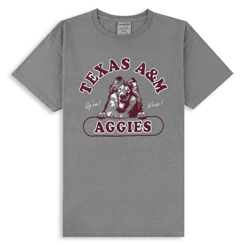 Men's Short-Sleeved ShirtsTexas A&M Aggies Smiling Reveille T-Shirt