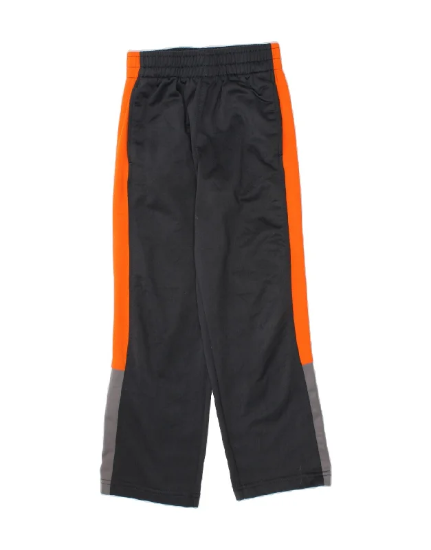 STARTER Boys Tracksuit Trousers 6-7 Years Small  Grey Colourblock