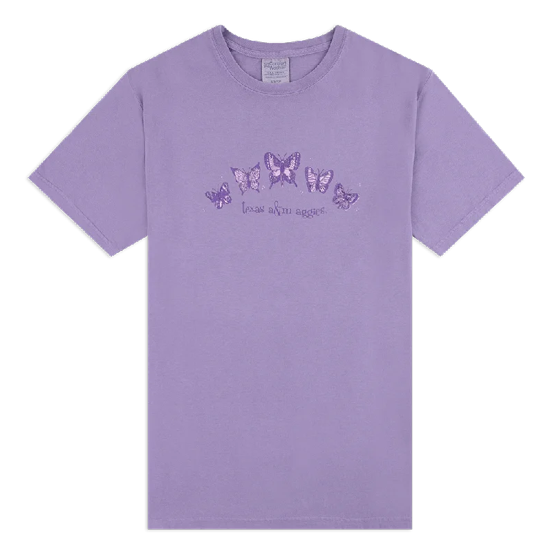 Men's Shirts with Hook-and-Loop ClosuresTexas A&M Aggie Butterflies T-Shirt