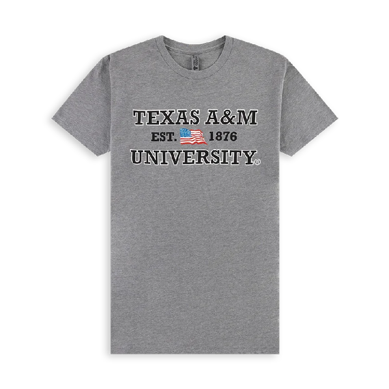 Men's Shirts for Outdoor ActivitiesTexas A&M USA University T-Shirt