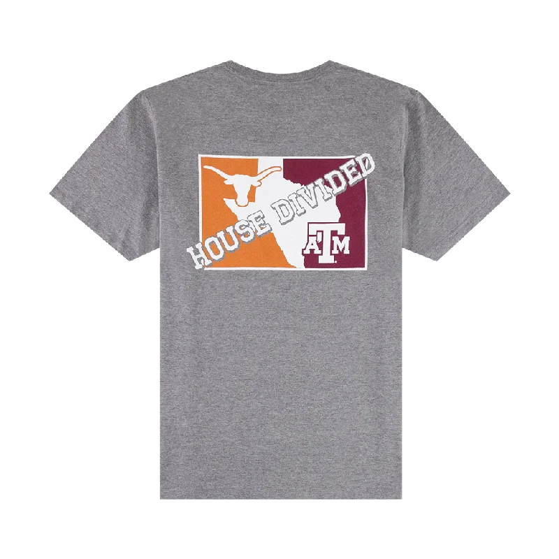 Classic Men's Button-Up ShirtsTexas A&M vs Texas House Divided T-Shirt