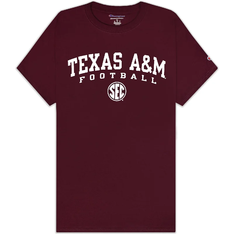 Solid-Colored Men's ShirtsTexas A&M Champion Football SEC T-Shirt
