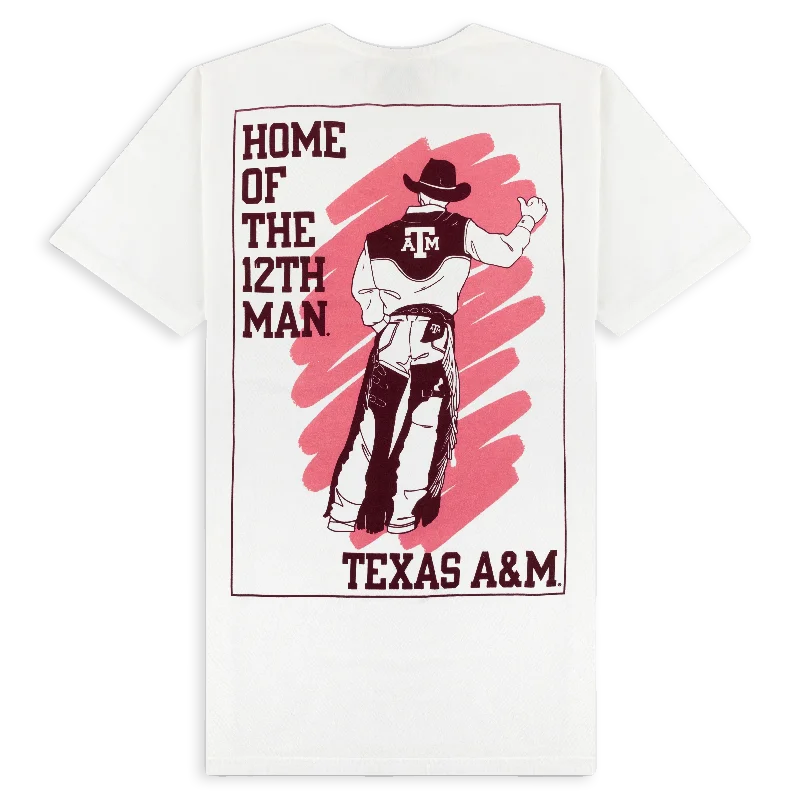 Men's Shirts with Logo EmbossmentsTexas Home of the 12th Man Cowboy T-Shirt