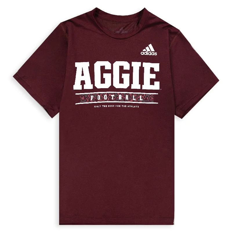 Men's Shirts with Logo EmbossmentsAggie Football Creator SS Tee