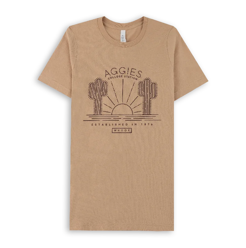 Men's Shirts with Barrel CuffsTexas A&M Aggies Cactus Sunrise T-Shirt