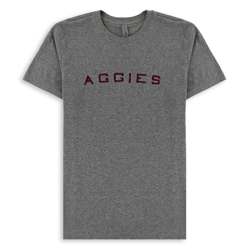 Men's Shirts with Patchwork PatternsTexas A&M Aggies Embroidered Triblend Tee