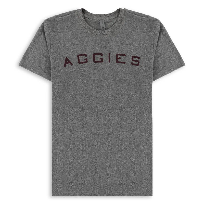 Men's Shirts with Contrast CollarsAggies Triblend Tee