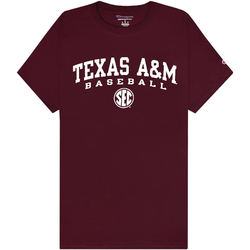 Men's Shirts for CampingTexas A&M Champion Baseball SEC T-Shirt