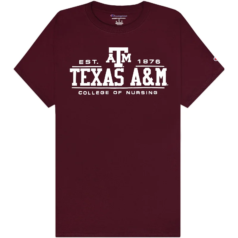 Men's Shirts for HikingTexas A&M Champion College of Nursing T-Shirt
