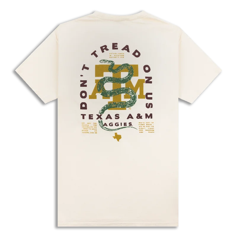 Men's Shirts with Moisture-Wicking FabricTexas A&M Don't Tread On Us Parchment T-Shirt Men's Shirts with Moisture-Wicking FabricTexas A&M Don't Tread On Us Parchment T-Shirt