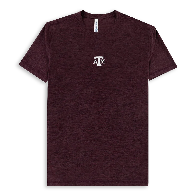 Men's Shirts with Graphic PrintsTexas A&M Heathered Embroidered T-Shirt