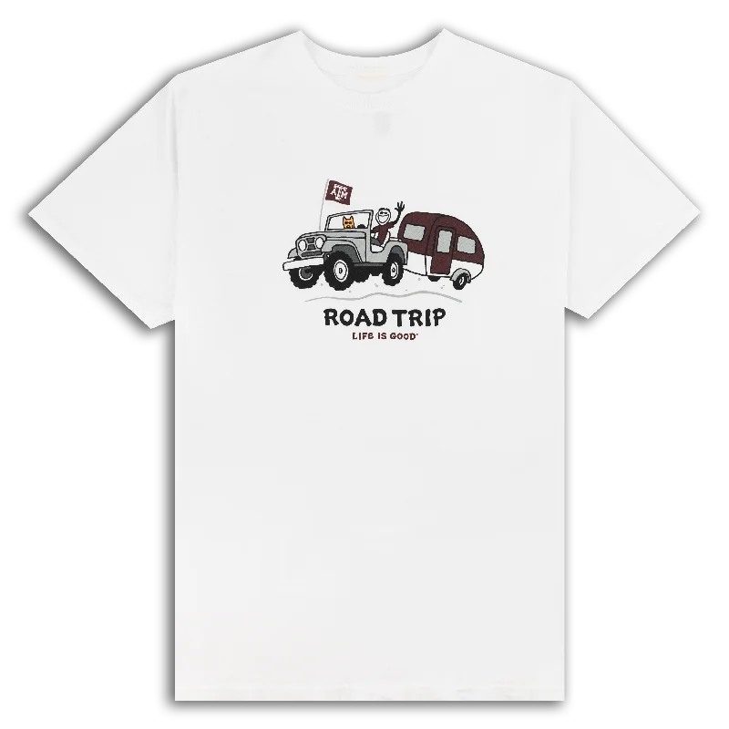 Layered Men's VestsTexas A&M Life Is Good Jake Road Trip T-Shirt