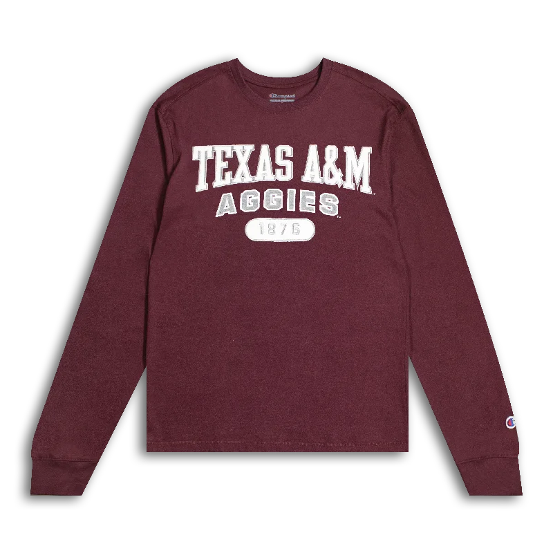 Men's Shirts with Floral PrintsTexas A&M Aggies Mens Superfan Embroidered Long Sleeve T-Shirt Men's Shirts with Floral PrintsTexas A&M Aggies Mens Superfan Embroidered Long Sleeve T-Shirt