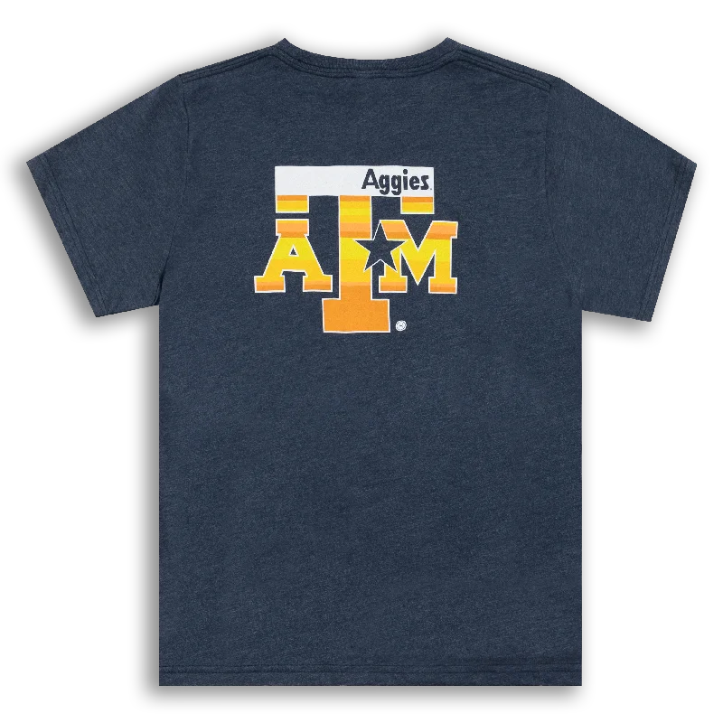 Men's Shirts for Beach OutingsTexas A&M Blue & Orange Star Youth T-Shirt
