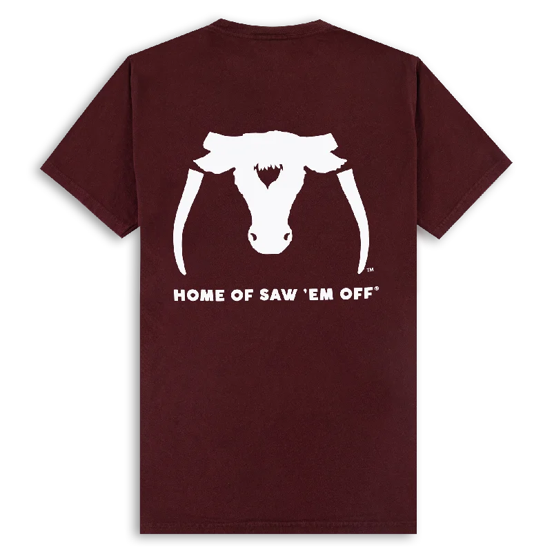 Men's Shirts for Outdoor ActivitiesSaw 'Em Off NSC 2024 Maroon T-Shirt